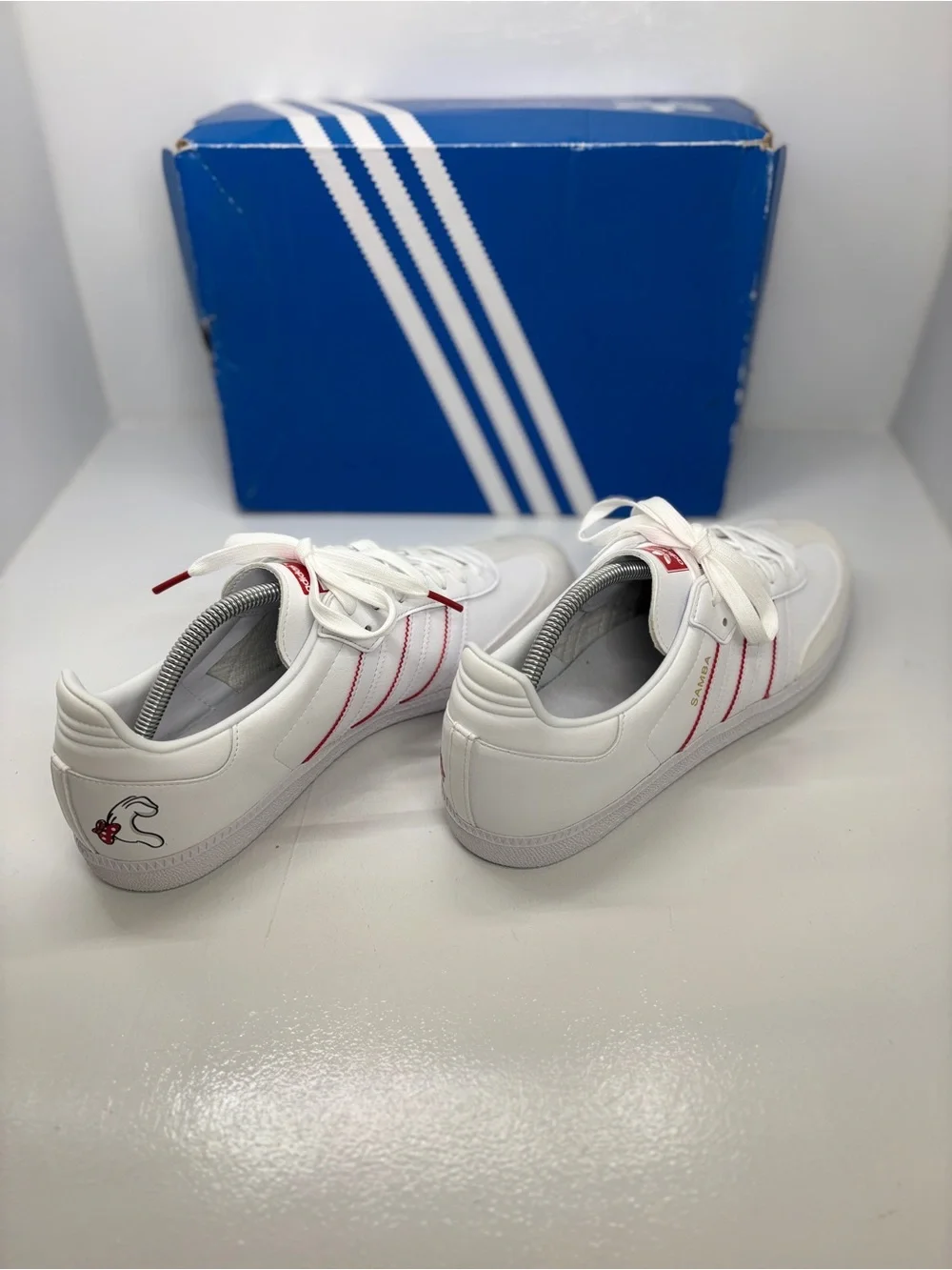 adidas Samba Vegan x Disney Minnie Mouse GY1890 Men’s 11 White Sneakers Box